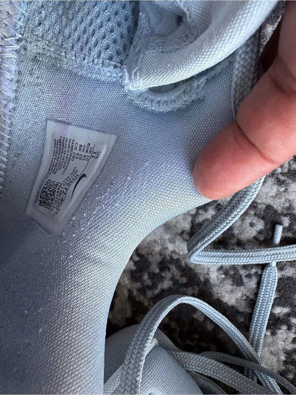 Caitlin Clark x Nike Zoom Kobe 6 Protro 'Light Armory Blue”